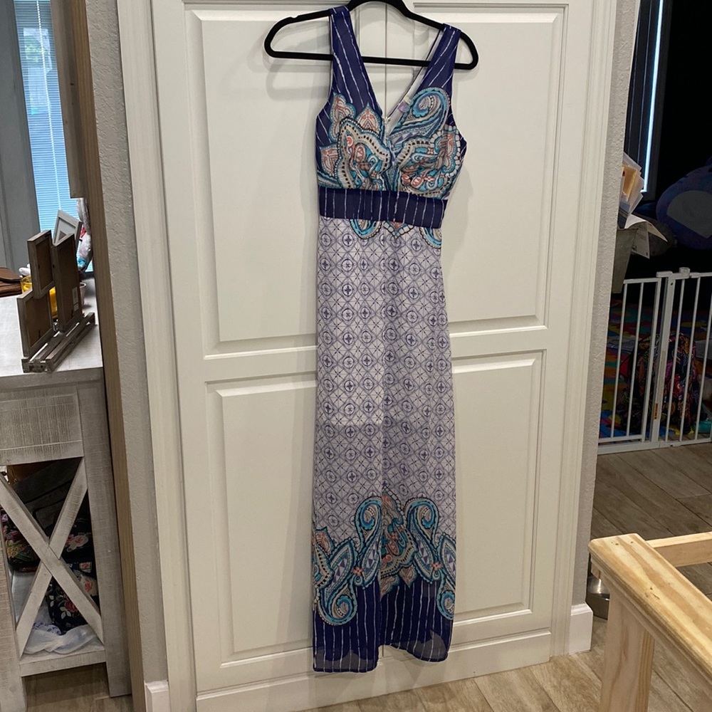 Formal zip back dress
